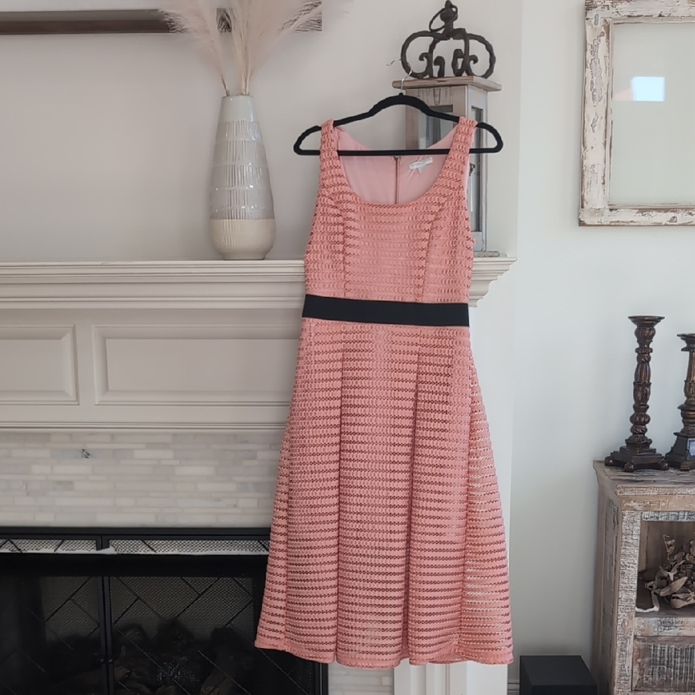 NY&C Coral Sleeveless Dress